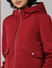 Red Reversible Hooded Jacket