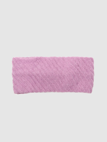 Pink Knit Headband 