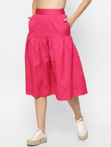 Pink Midi Co-ord Skirt