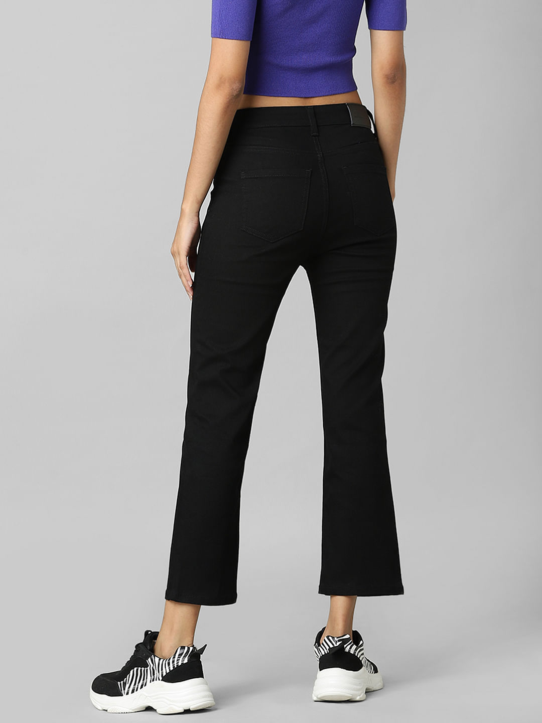 Hidden Happi High Rise Jeans - Black Flare Jeans - Cropped Jeans - Lulus
