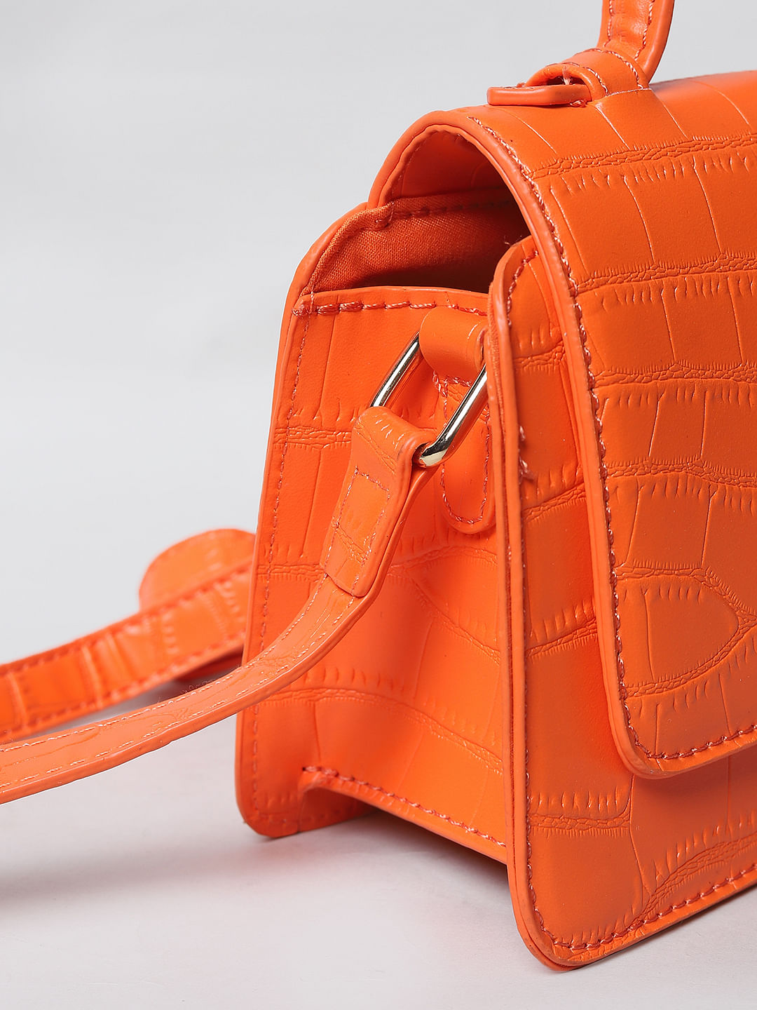 Orange hotsell croc bag