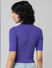 Violet Knitted Polo Top