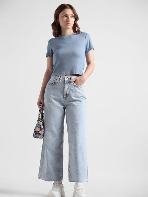 Womens Denim Joggers Jeans, Belt, High Rise at Rs 240/piece in