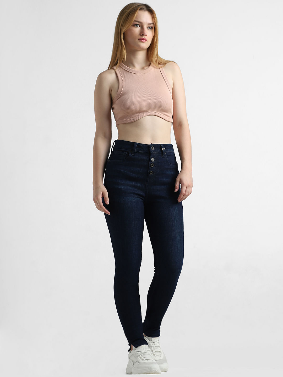 Buy MidRise Skinny Jeans Online at Best Prices in India  JioMart