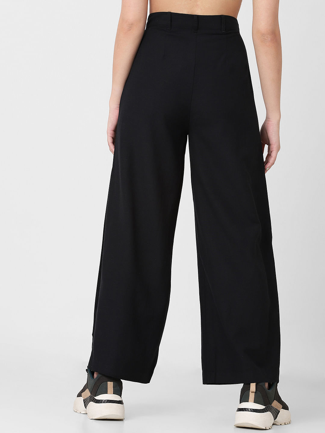 Buy Black Trousers  Pants for Women by Rue Collection Online  Ajiocom