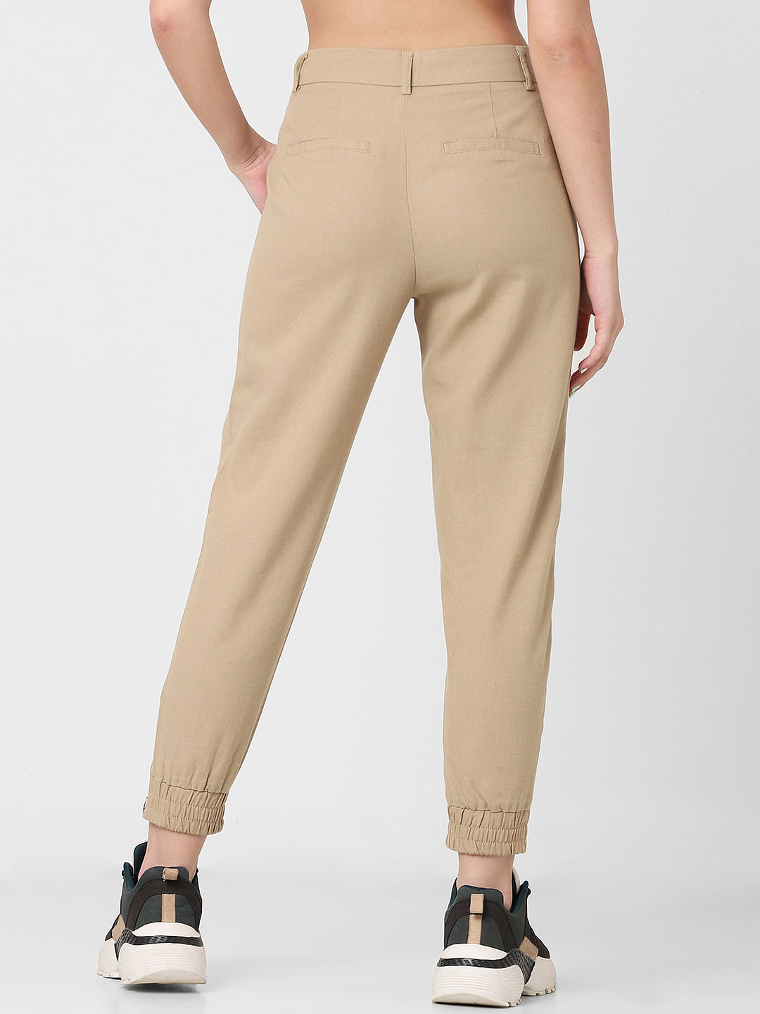 HUPOM Women'S Athletic Pants Womens Pants Suit Slacks High Waist Rise Long  Straight-Leg Khaki 2XL - Walmart.com