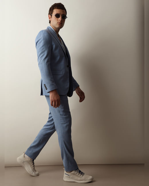 Light Blue Suit-Set Trousers