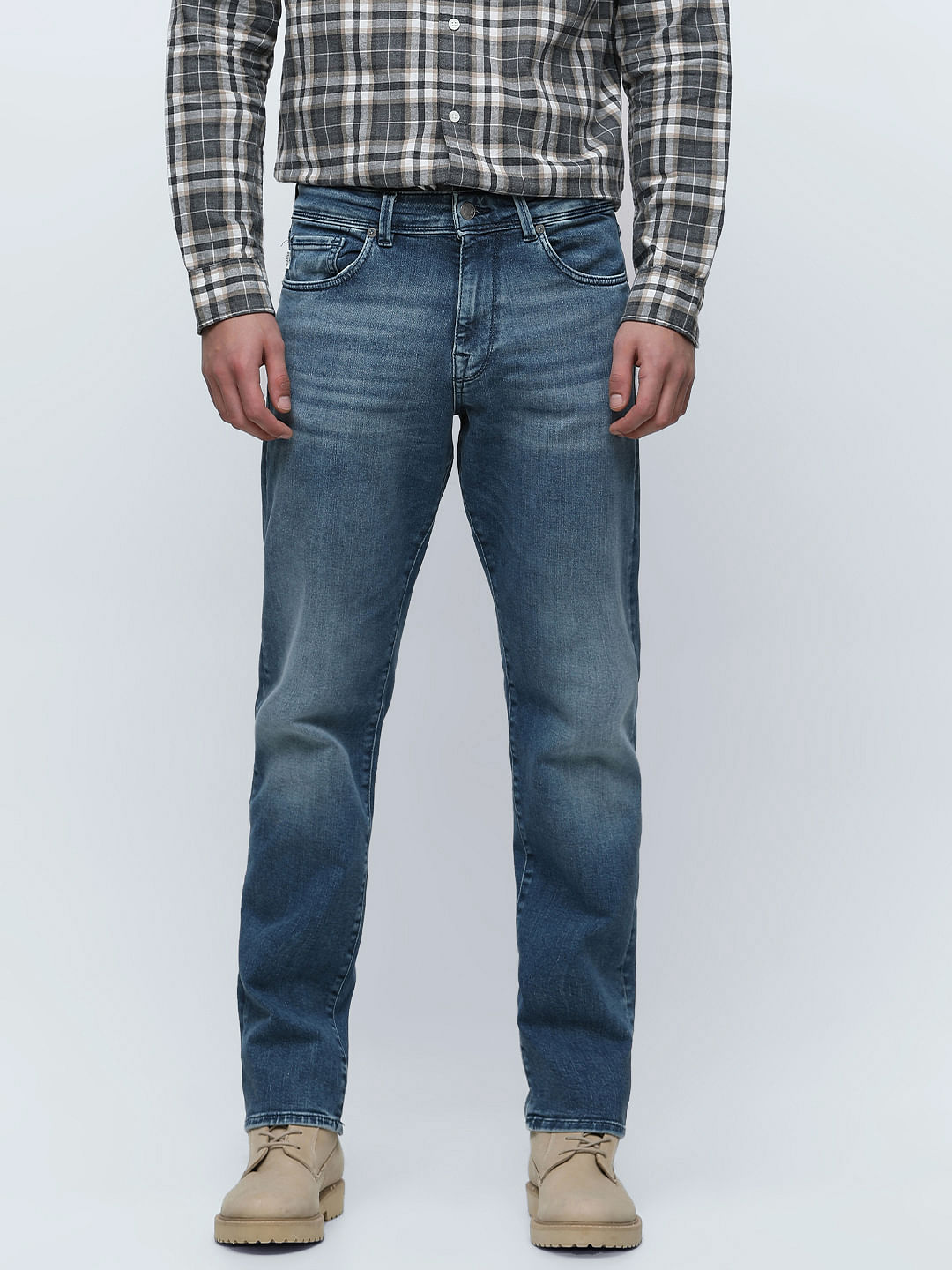 Bare Denim Men Low Rise Skinny Fit Blue Jeans  Selling Fast at  Pantaloonscom