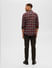 Rust Brown Flannel Check Shirt