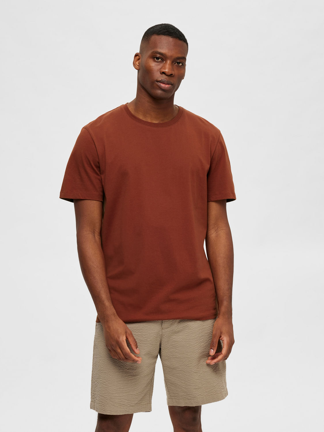 reddish brown tシャツ - Tシャツ