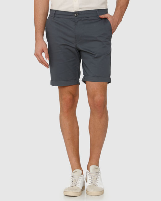 Dark Grey Chino Shorts