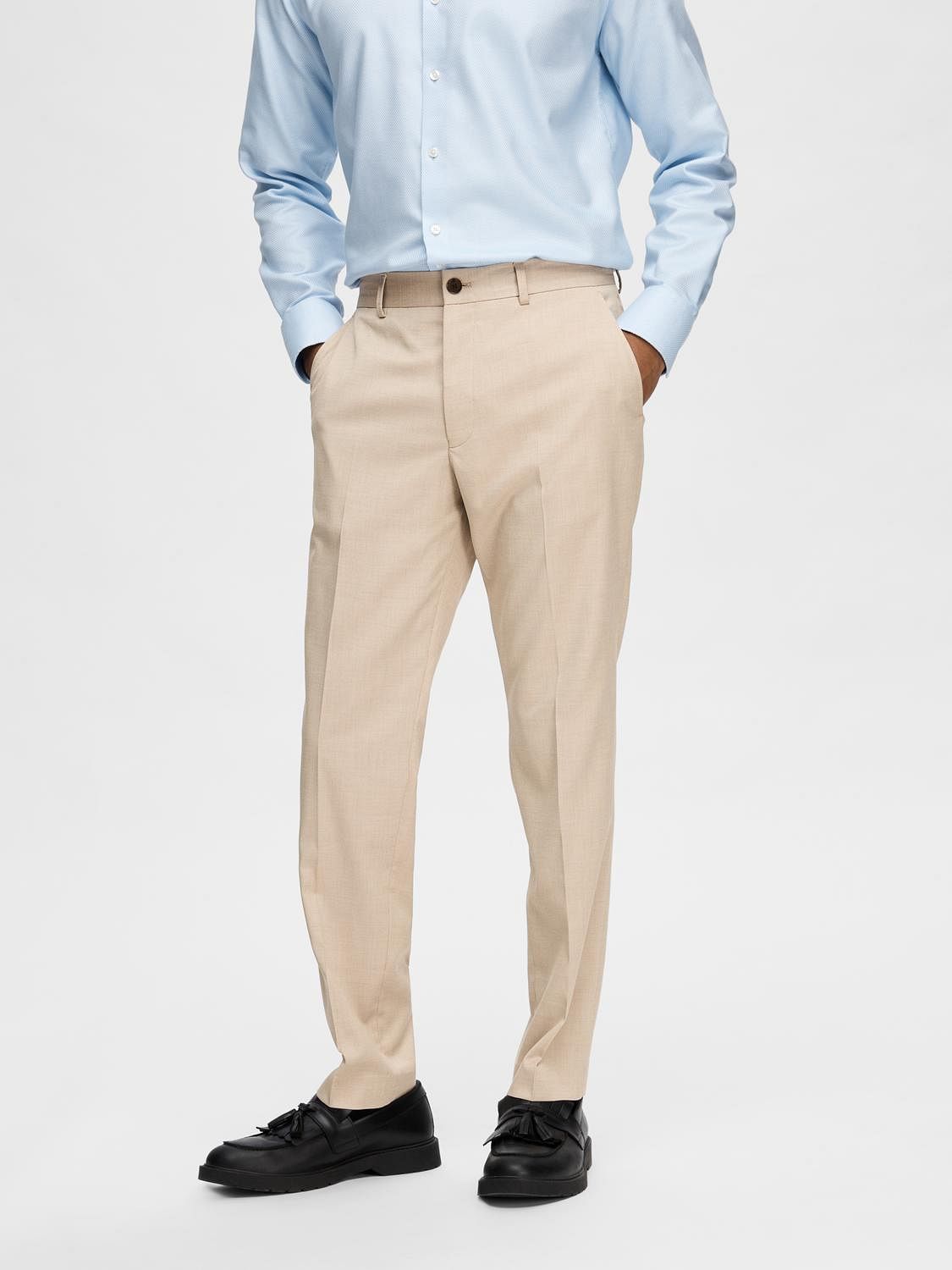 Suit trousers - Light beige - Kids | H&M IN