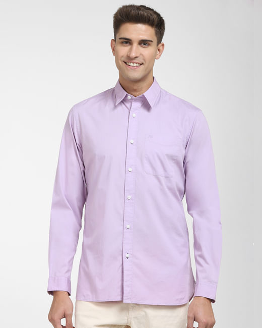 Lilac Formal Full Sleeves Shirt