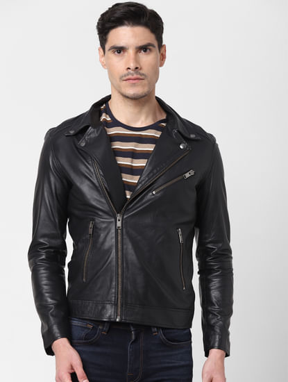 Buy Jacket for Men, Pure Leather Jacket Mens: SELECTED HOMME