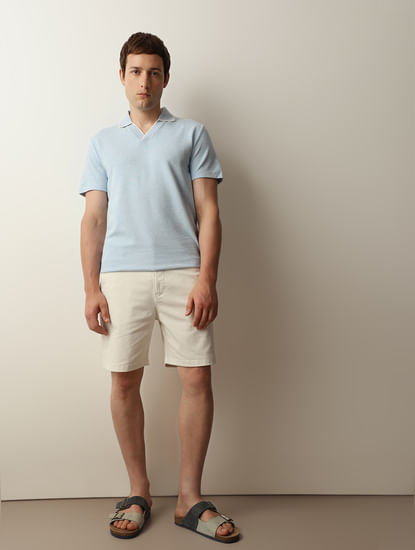 Off-White Mid Rise Chino Shorts