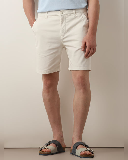 Off-White Mid Rise Chino Shorts