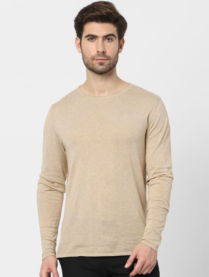 Beige Organic Cotton Pullover 