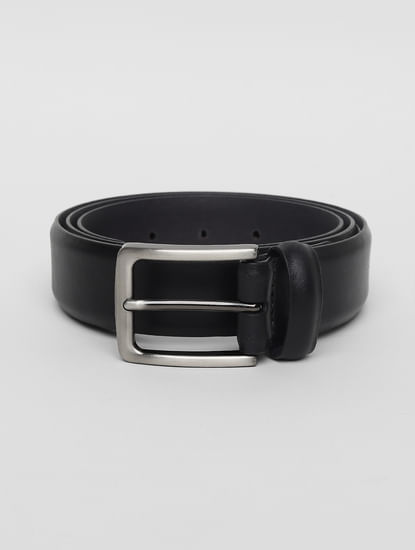 Black Leather Formal Belt