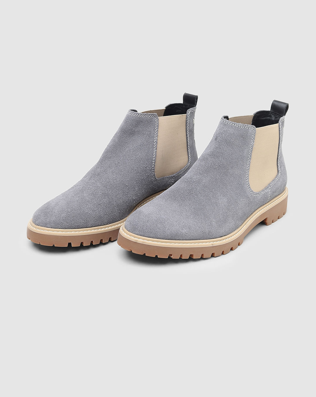 bruger Genbruge hellig Buy Grey Colourblocked Chelsea Boots for Men Online at SELECTED HOMME  |222901401