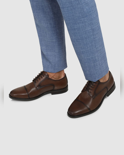 Dark Brown Leather Formal Shoes