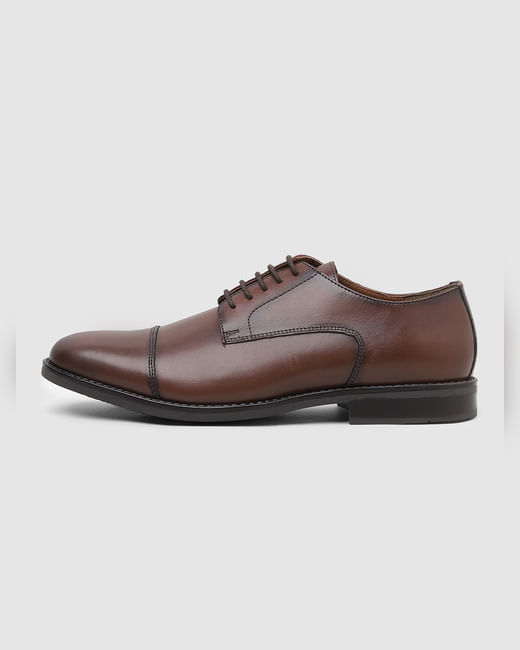 Dark Brown Leather Formal Shoes