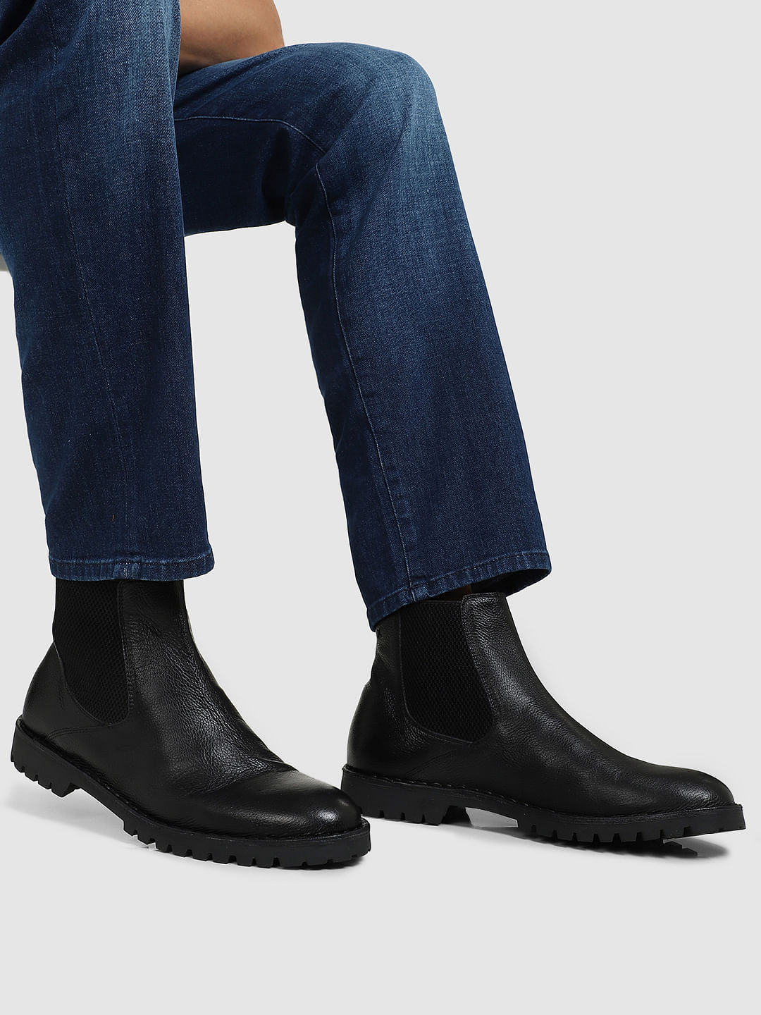 selected homme leather chelsea boots