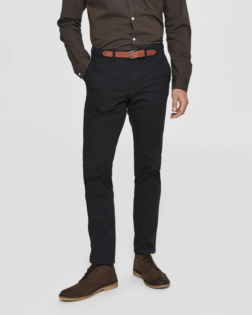 Buy Black Chino Pants for Men at SELECTED HOMME |194862201