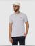 Grey Slim Fit Polo Neck T-Shirt