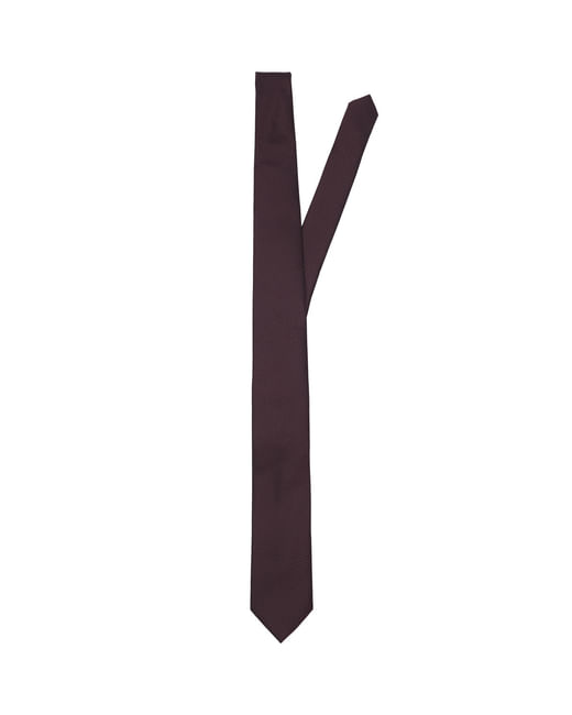 Maroon Structured Tie