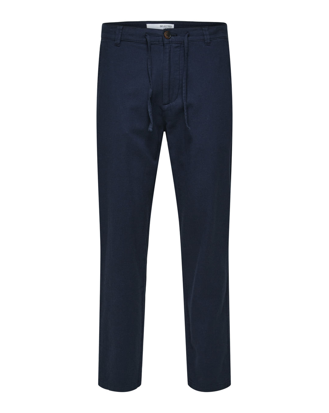 Buy Dark Blue Mid Rise Linen Pants for Men Online at Selected Homme