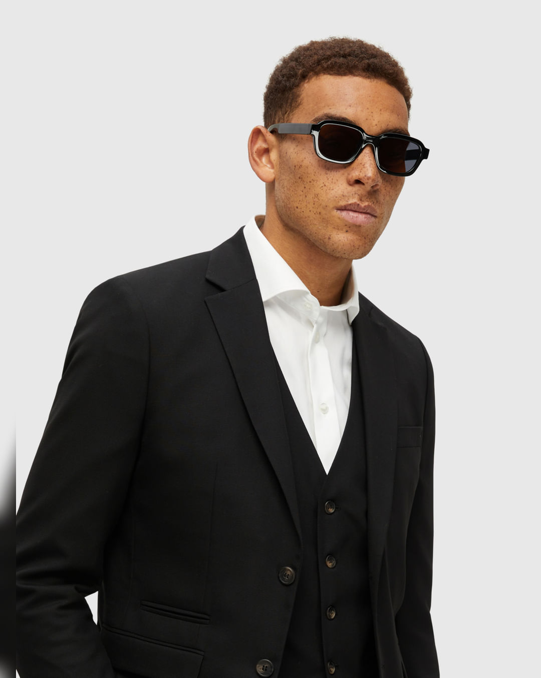 SELECTED HOMME Black Sunglasses