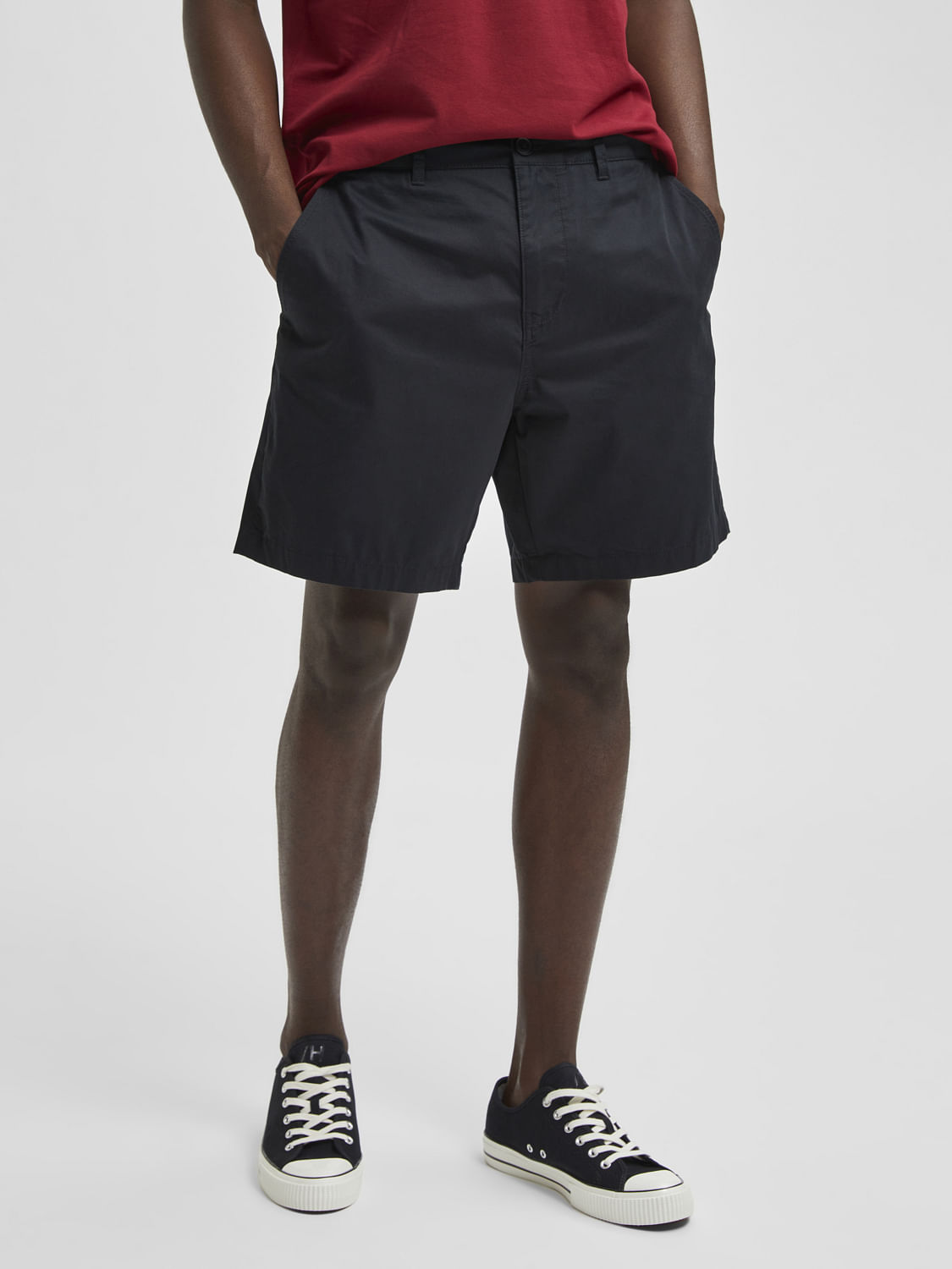 Mens black store chino shorts