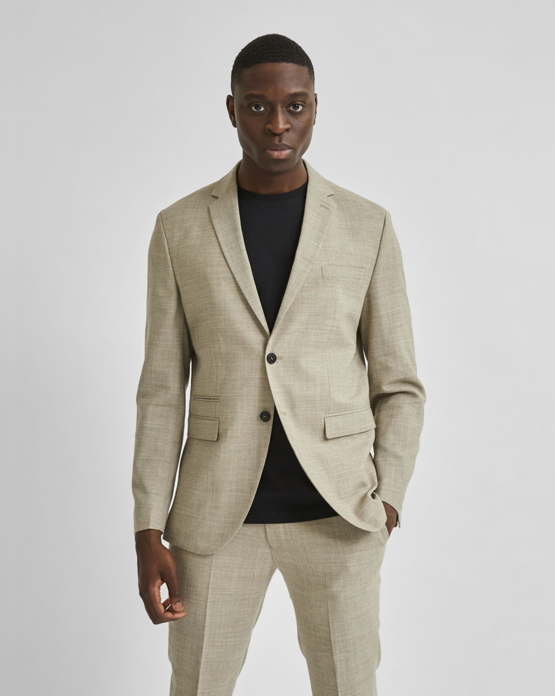 Buy Beige Slim Fit Suit Blazer for Men at SELECTED HOMME