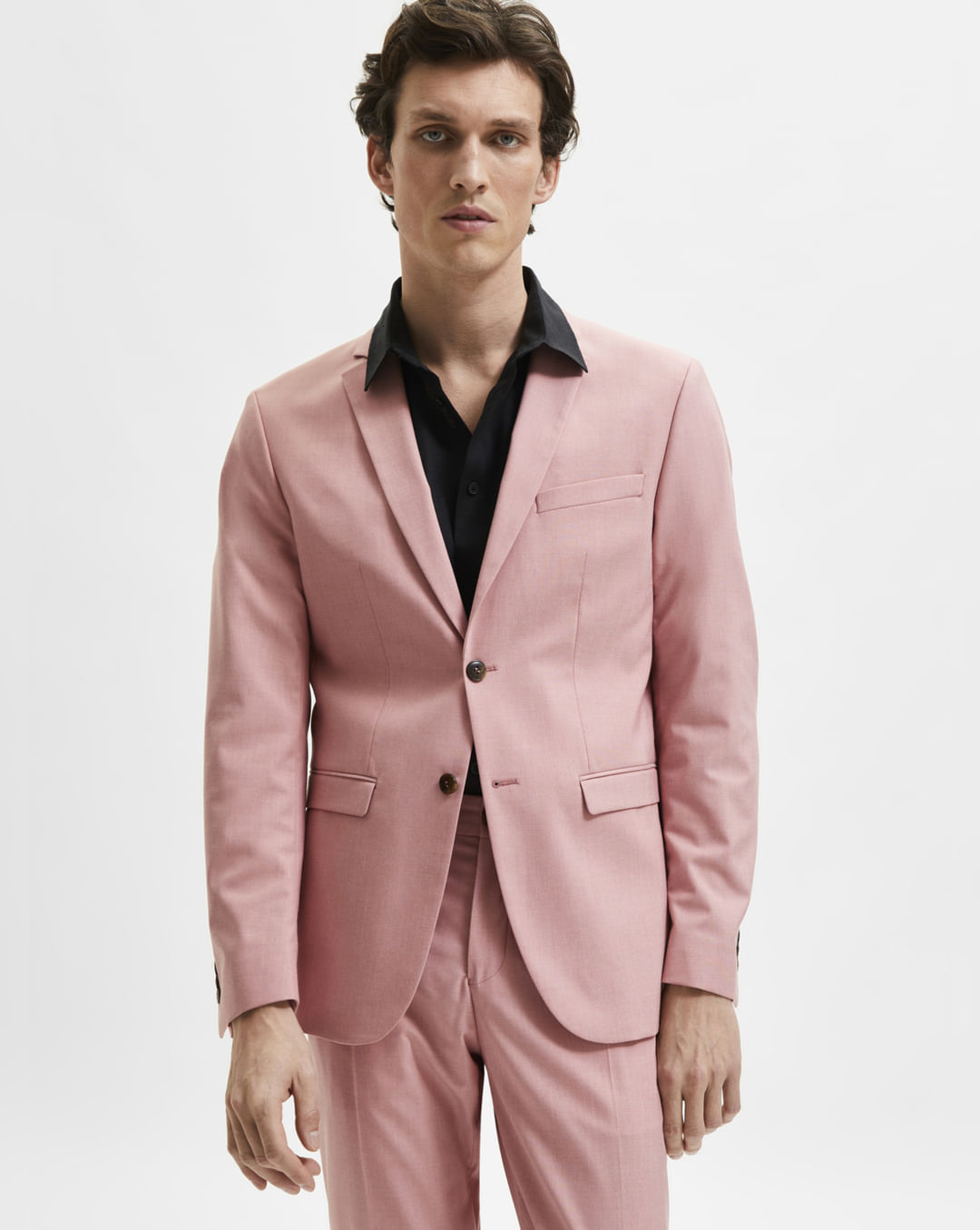 Buy Light Pink Slim Fit Suit Blazer for Men at SELECTED HOMME | 216498201