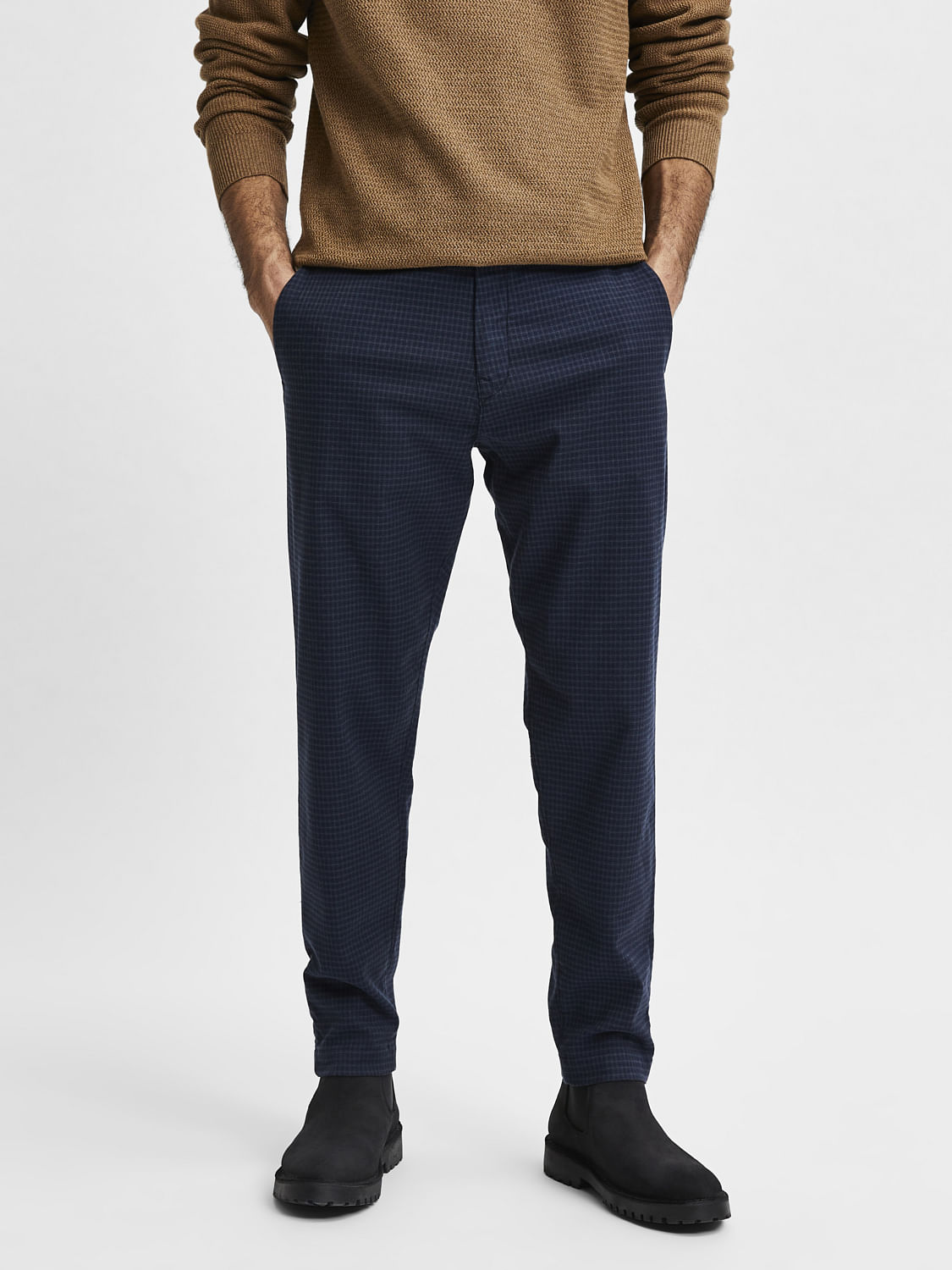 Buy Navy Blue Trousers online in India  Hirawats