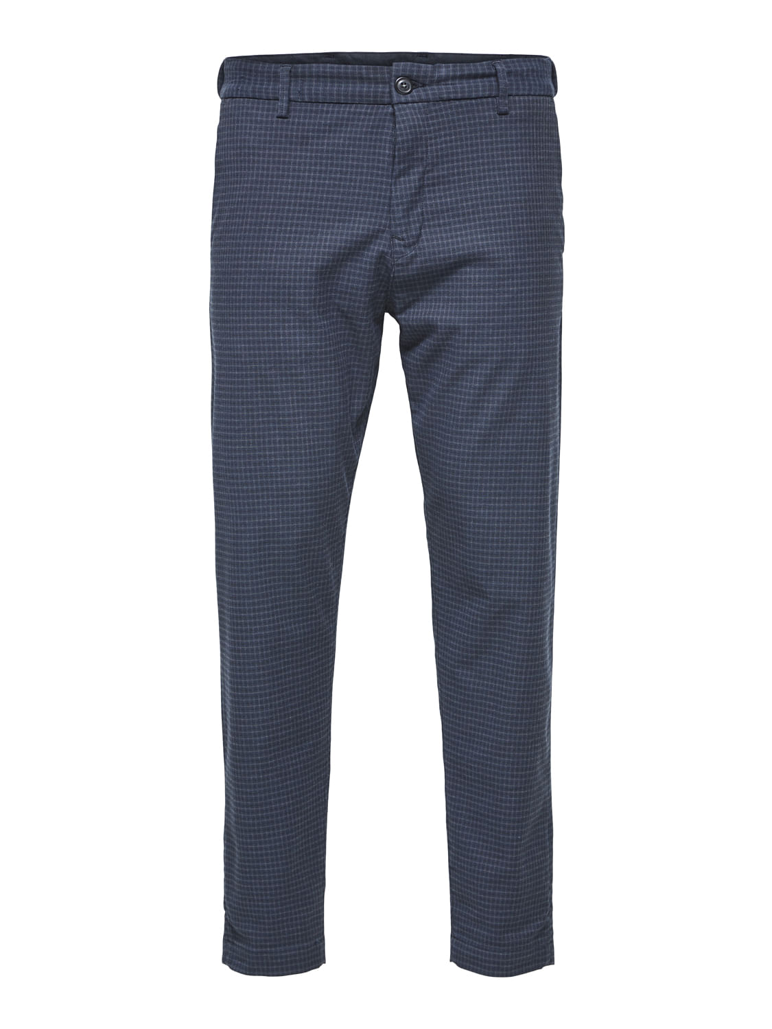navy blue slim fit suit trousers