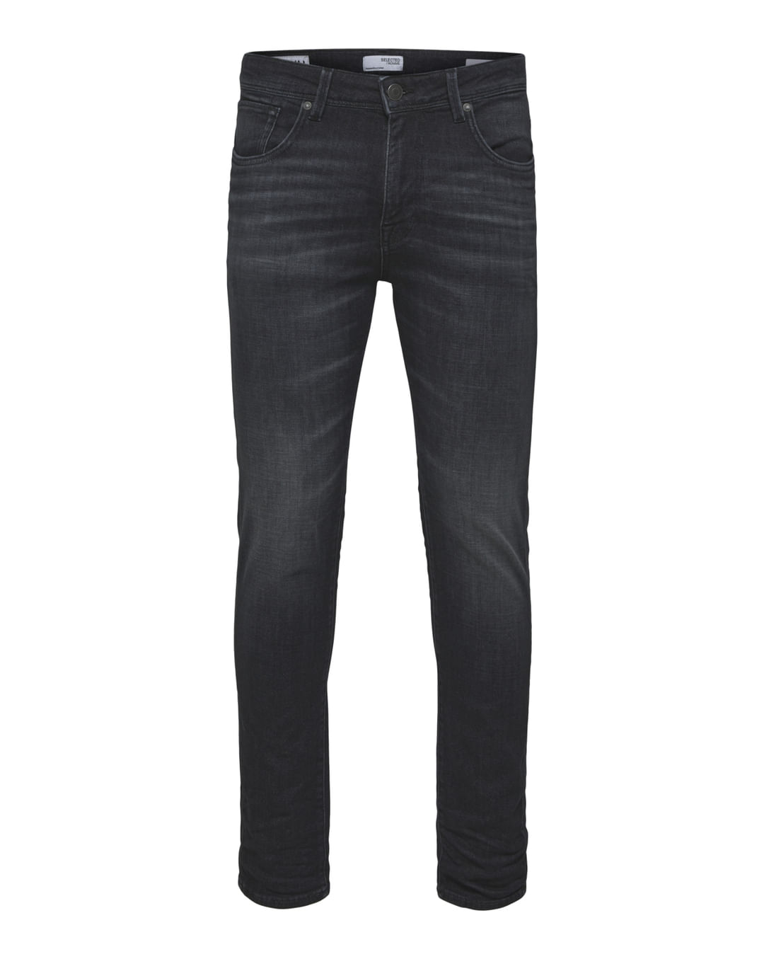 Buy Dark Grey Mid Rise Slim Jeans for Men at SELECTED HOMME | 290672401