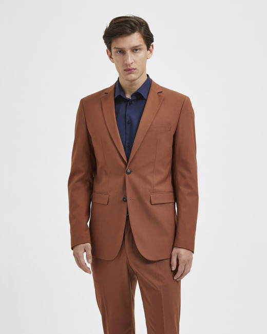 Brown Formal Suit Blazer
