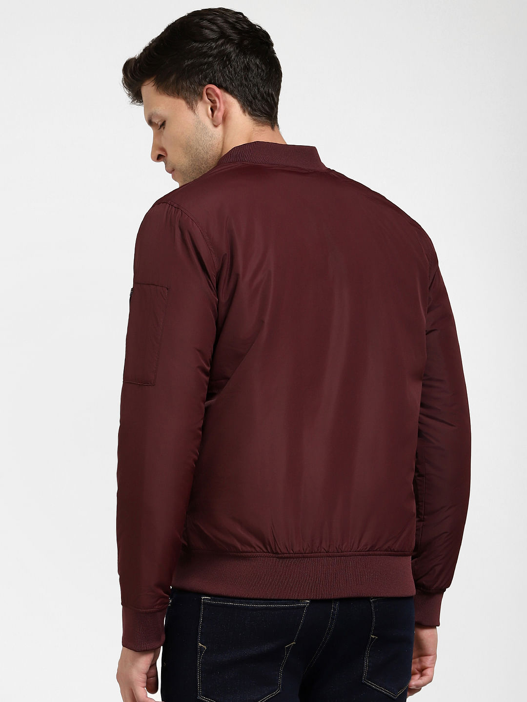 Bomber maroon clearance