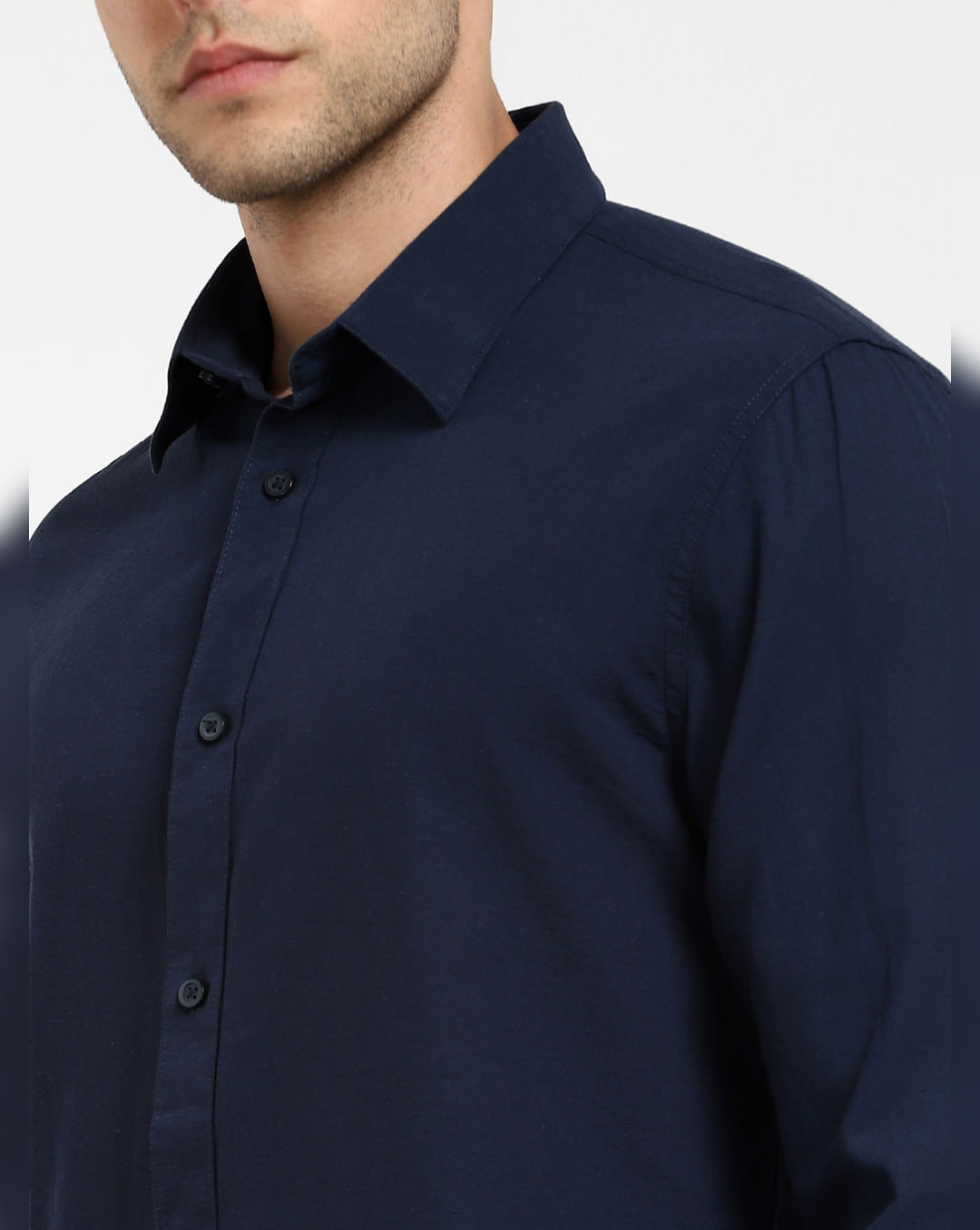 Buy Navy Blue Full Sleeves Shirt for Men at Selected Homme | 291420901