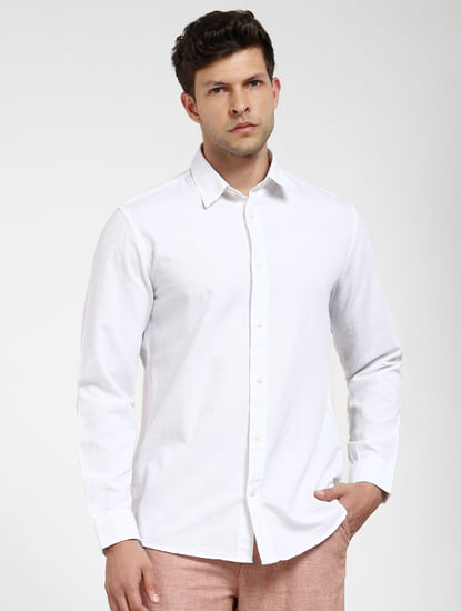 Buy White Shirts for Men, Plain White Shirt, White Formal Shirt ...