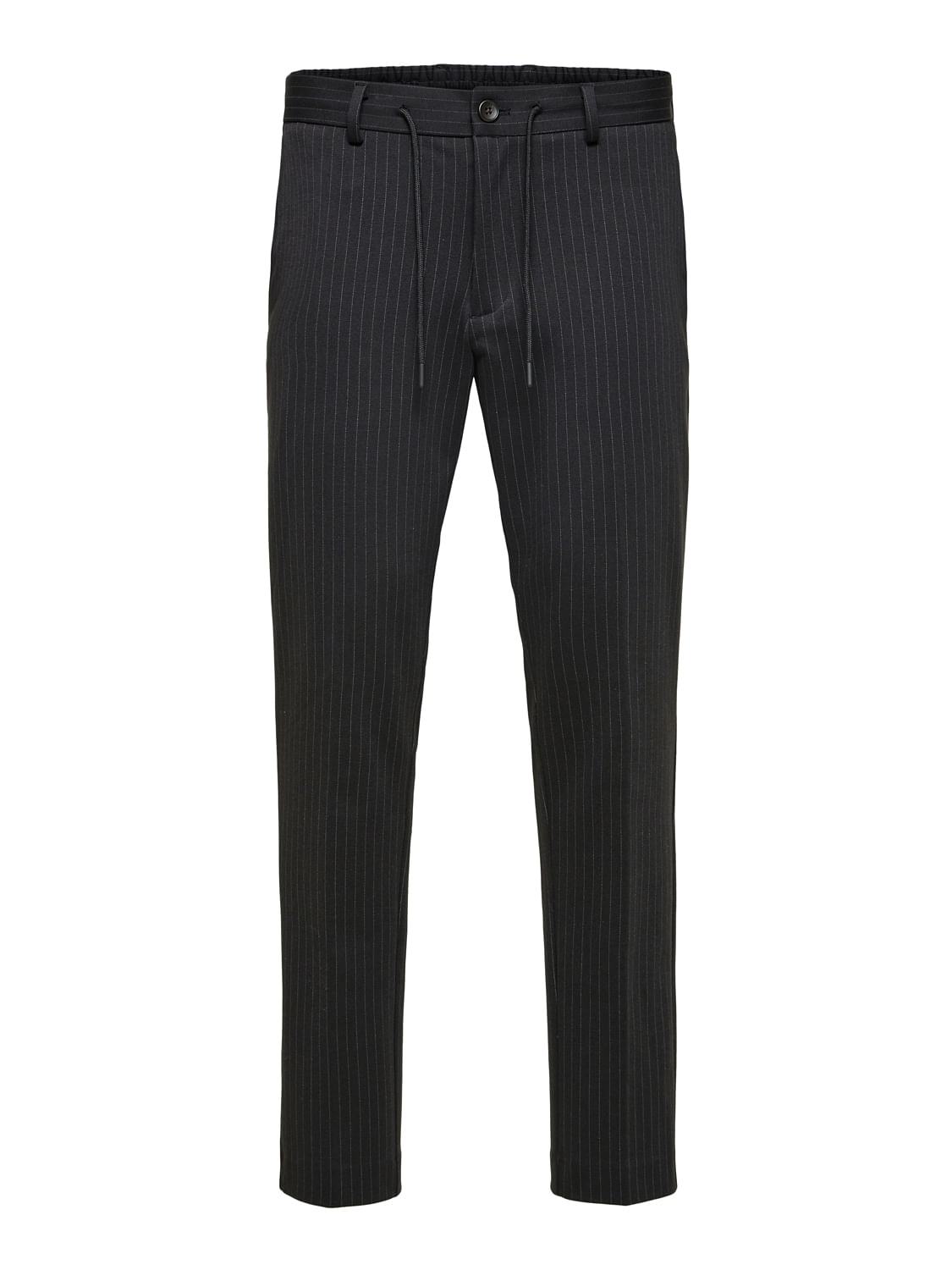 Summer Thin Striped Suit Pants Men Slim Gray Black Dress Pants Business  Formal Trousers for Male