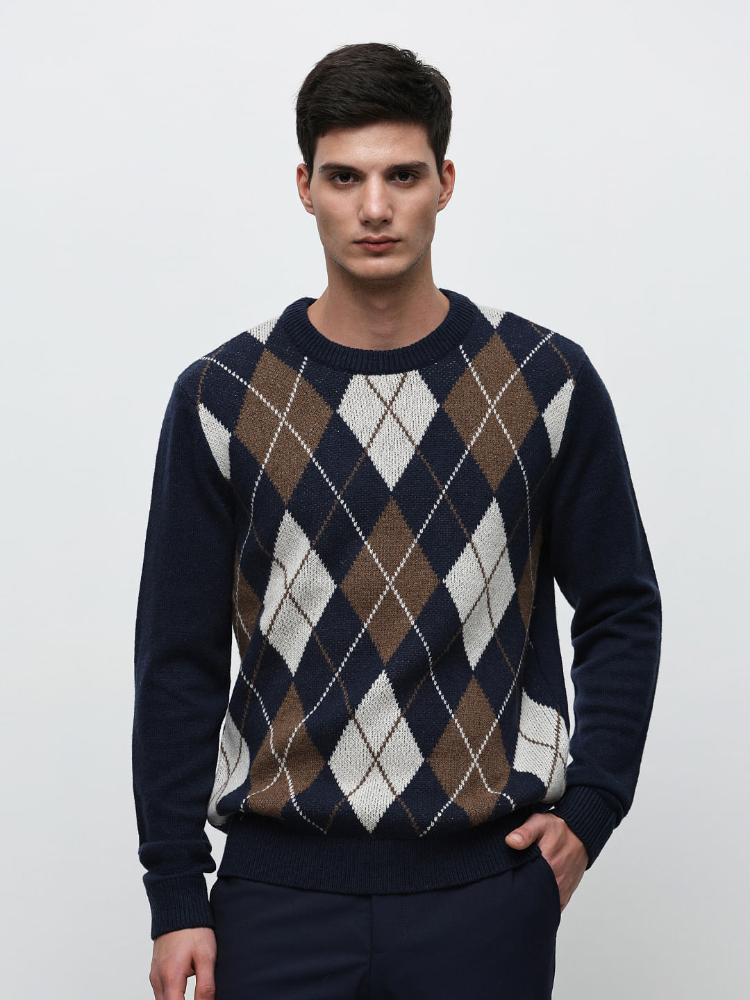 Argyle knit fabric new arrivals