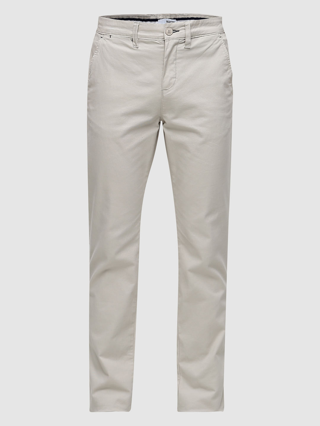 Super Comfy Men's Pants - White Chinos with Elastic Drawstring Waist |  Eight X – Eight-X