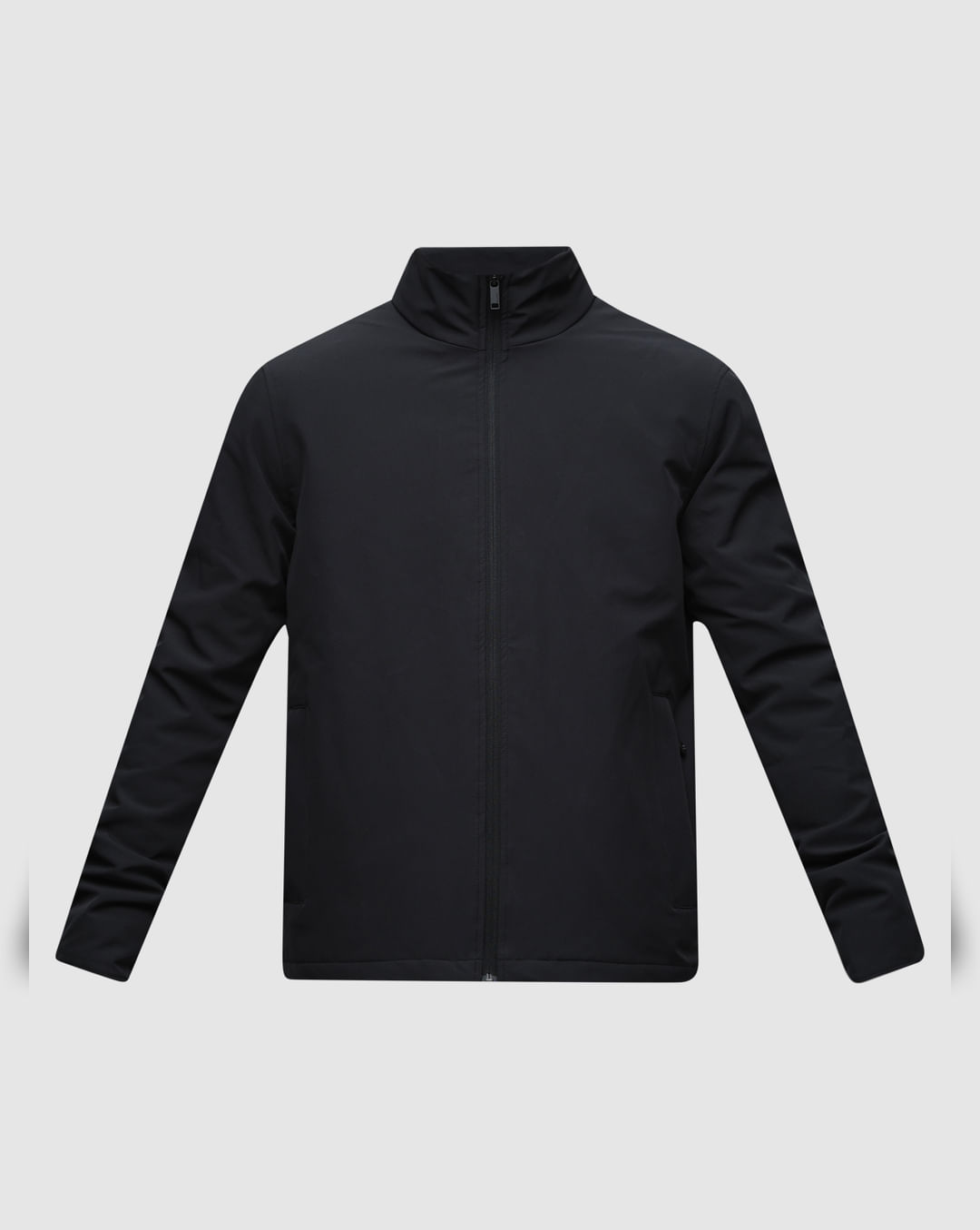 Buy Black High Neck Padded Jacket for Men Online at SELECTED HOMME ...