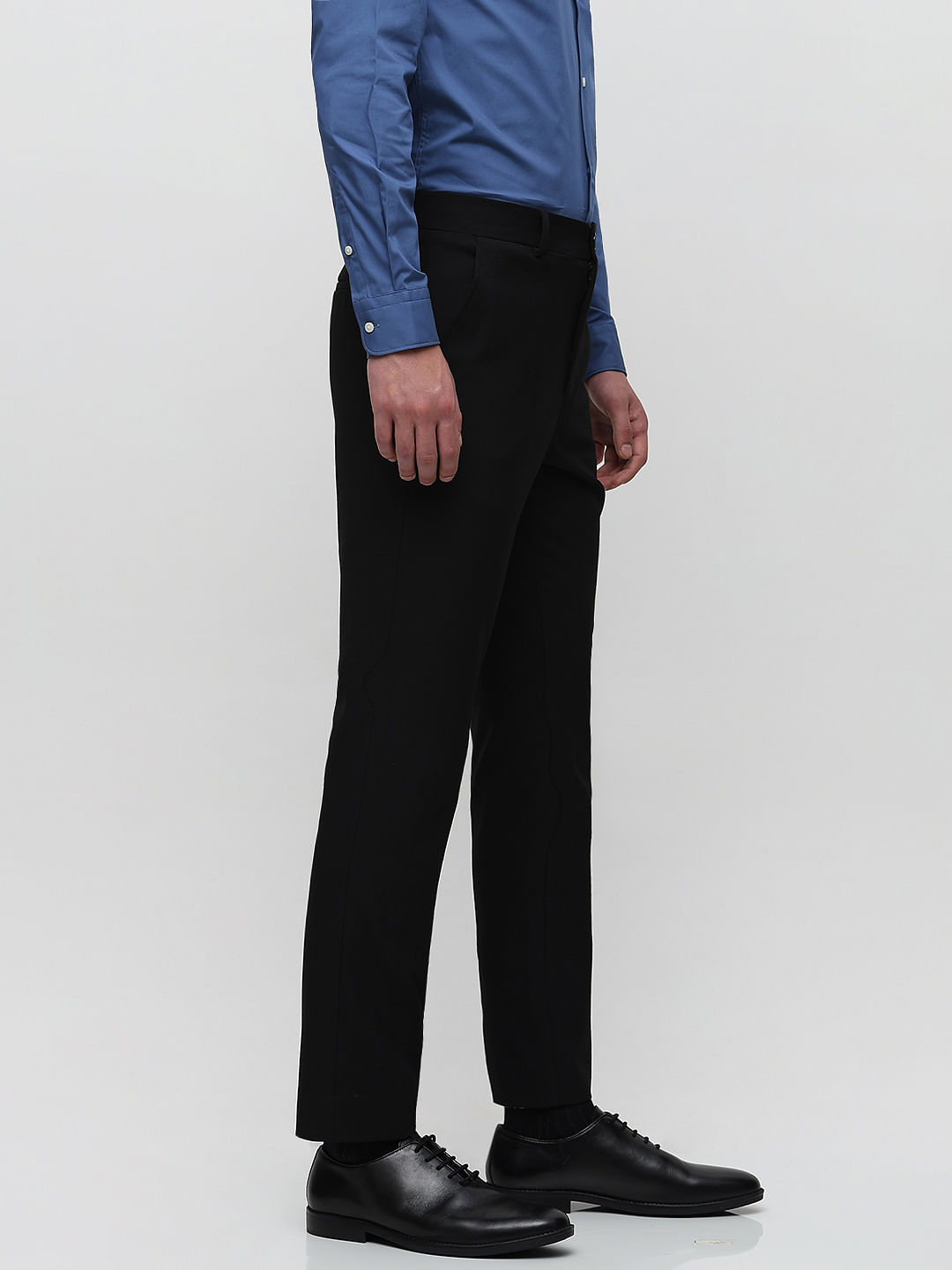 Buy Men's Black Tailored Trousers Formal Online | Next UK