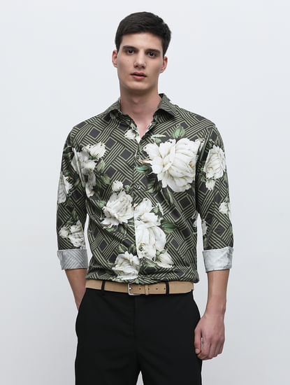 White Buy Shirts 408016 Full Sleeves Homme Men | at Selected Online for