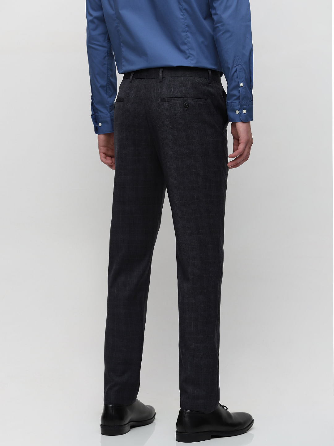 Textured suit trousers - Dark grey - Kids | H&M IN