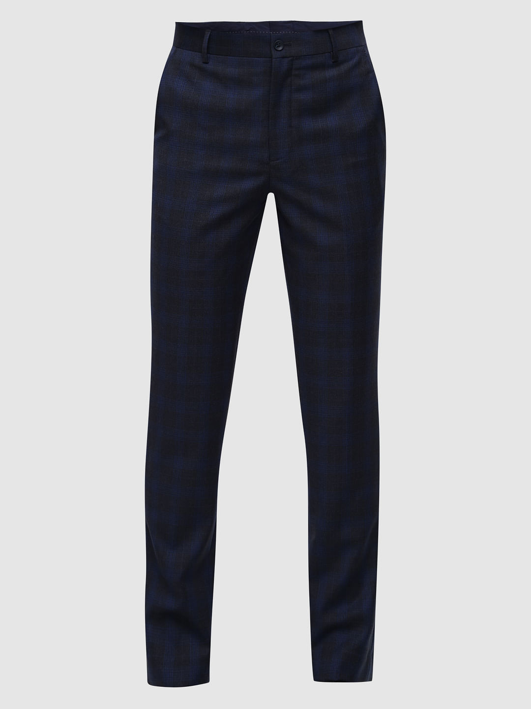 Grey Check Skinny Suit Trousers | New Look