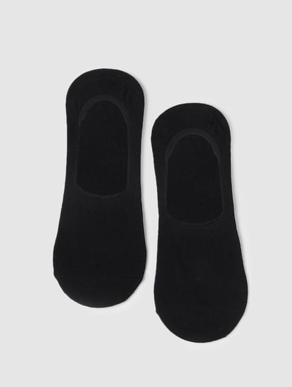 Pack of 3 No-Show Sneaker Socks - Black